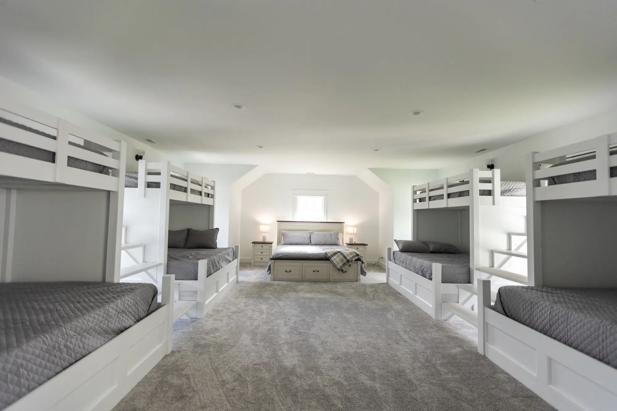 Bunk room at Lakeside Manor, sleeps the wedding party or extra guests