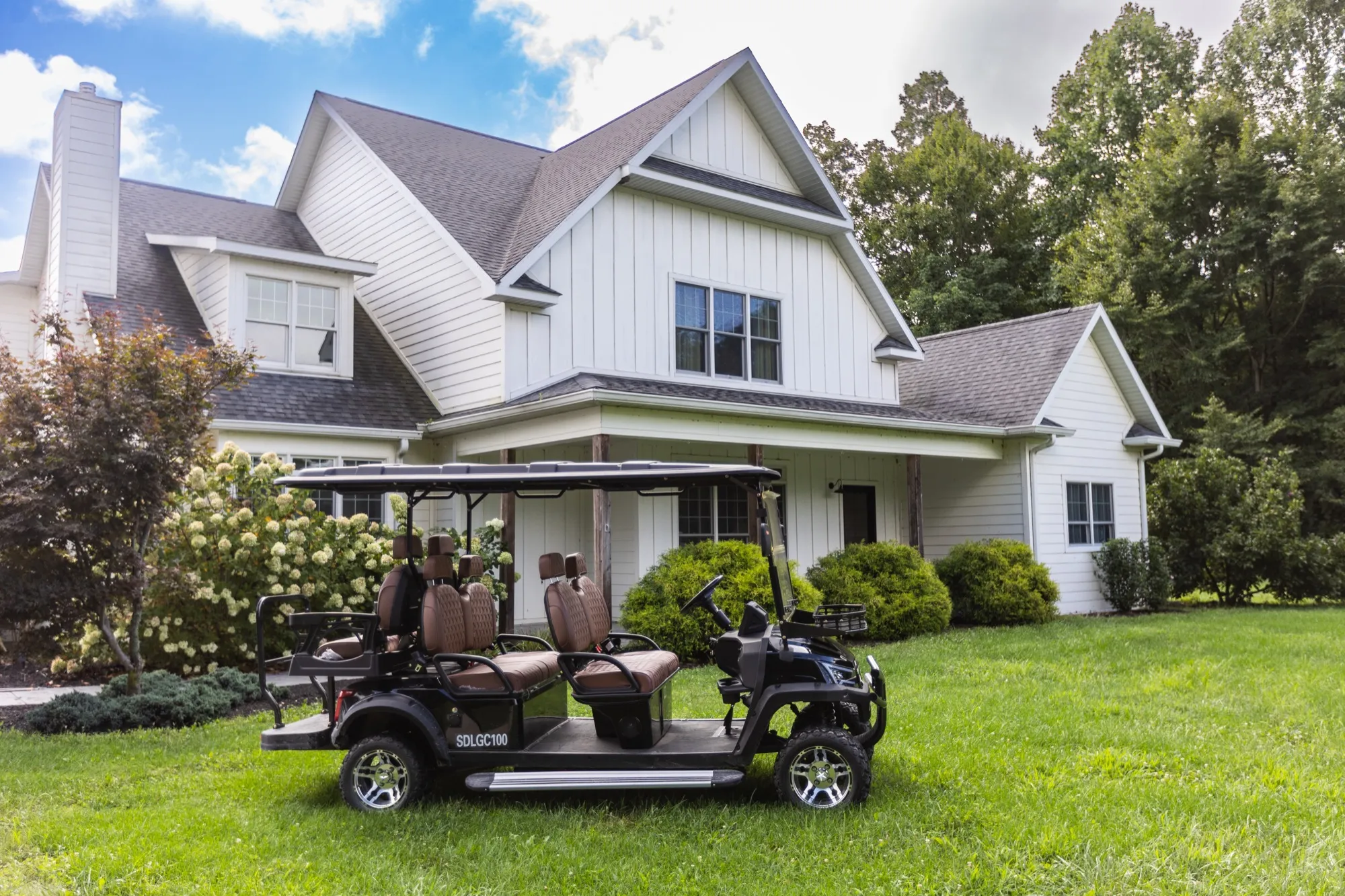 Golf cart at Lakeside Manor