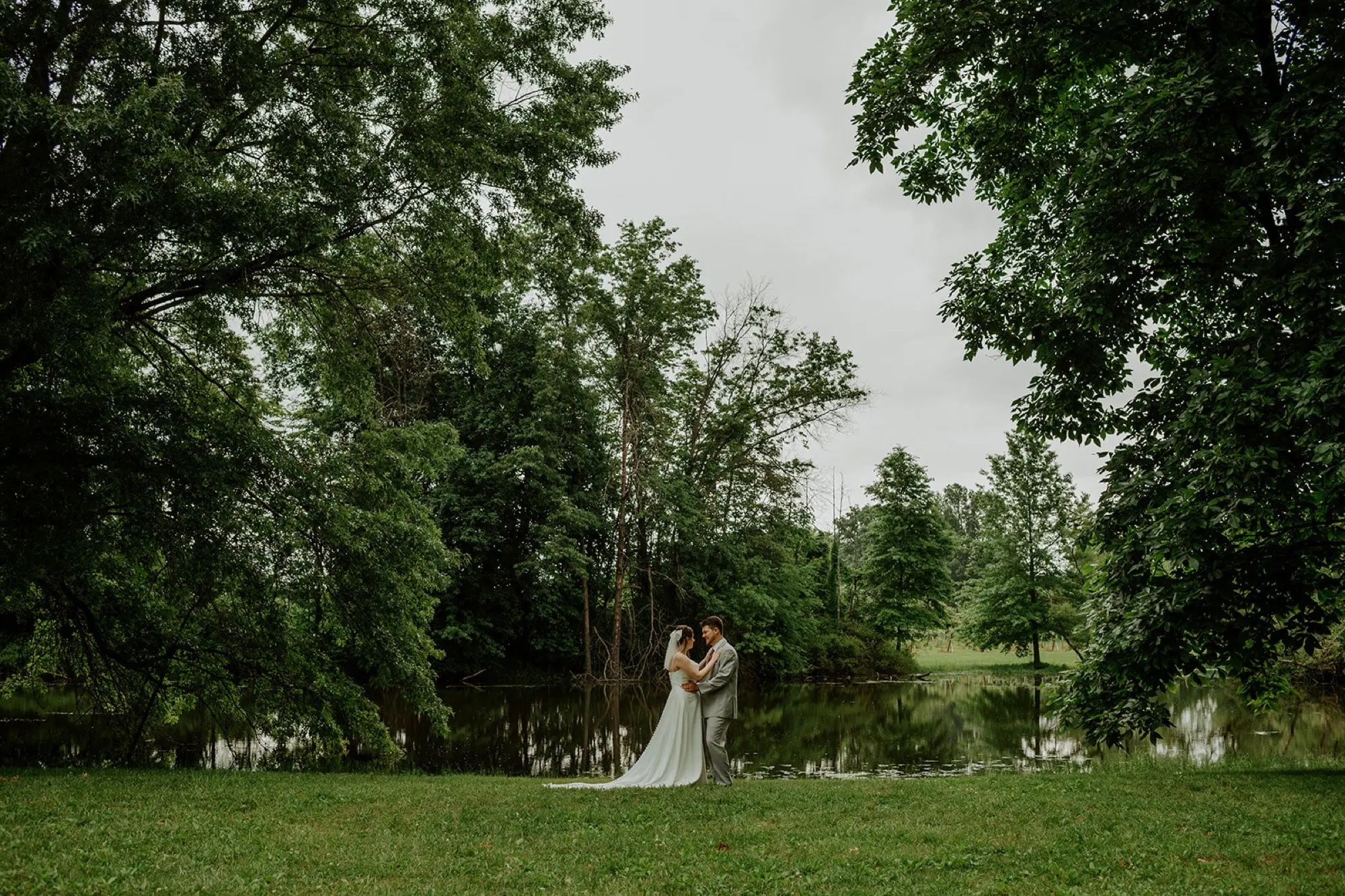 Olivia and Cade's wedding reception at Abram Farms